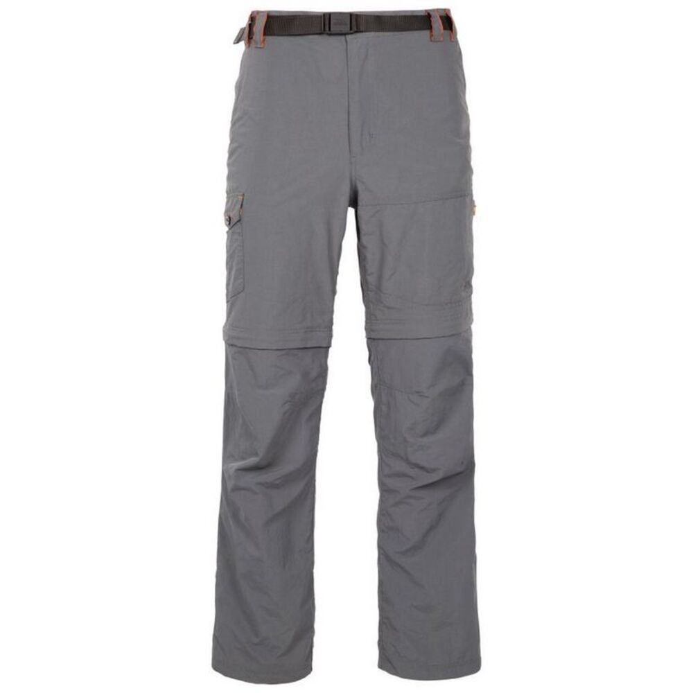 Trespass Mens Rynne B Mosquito Repellent Cargo Pants / Carbon